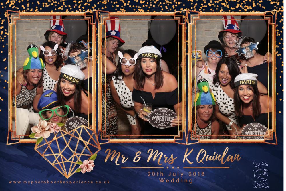 Mr & Mrs K Quinlan | View more photos from the event at gallery.myphotoboothexperience.co.uk/u/MyPhotoBoothExperienceLtd/Mr-Mrs-K-Quinlan